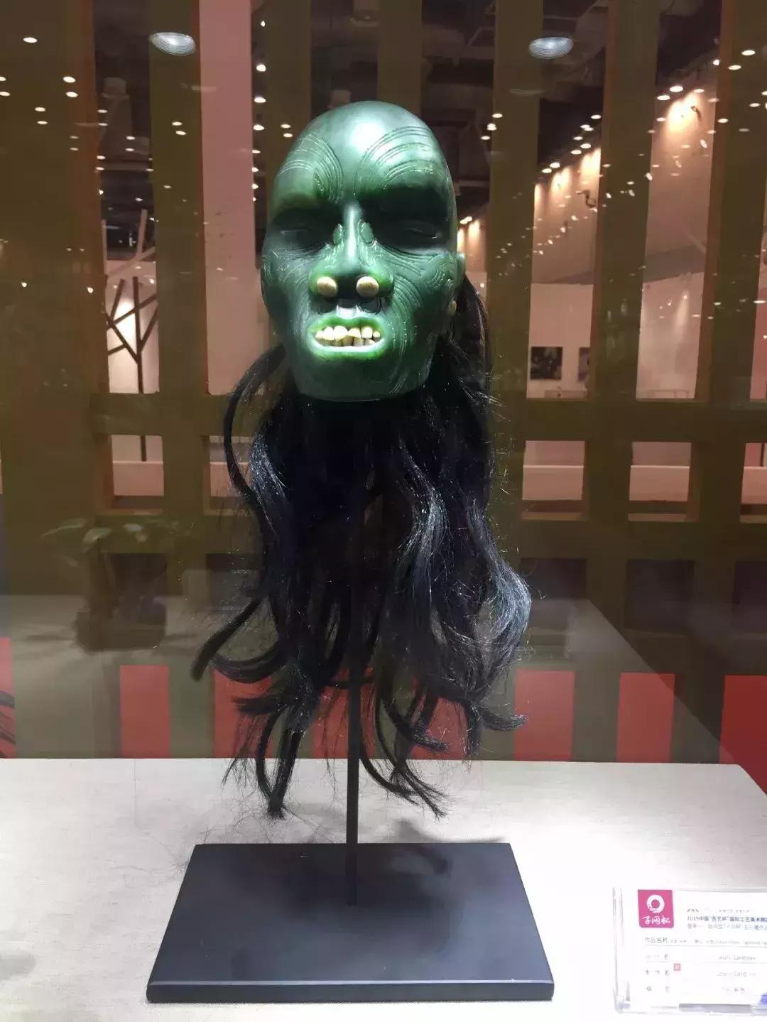 十三届子冈杯玉雕,子冈杯玉雕作品展现场