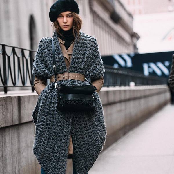 冬季毛衣如何叠穿显高级,宽松毛衣叠穿搭配