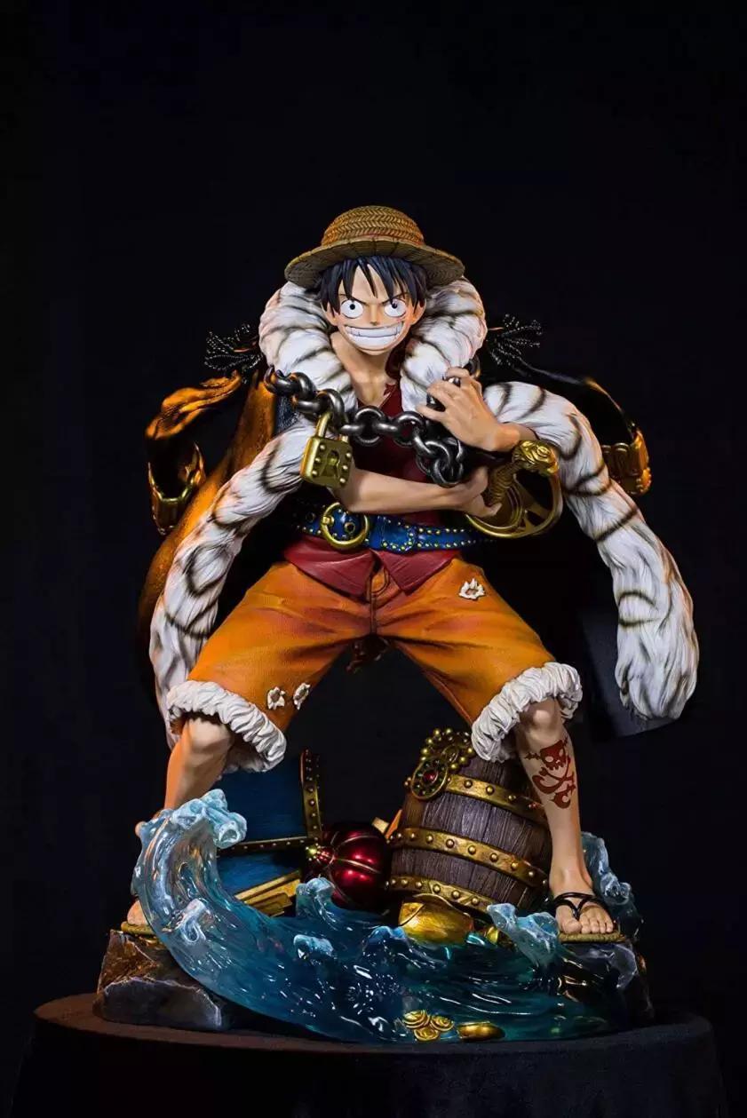 megahouse路飞弹跳人手办,海贼王路飞大秀霸王色霸气