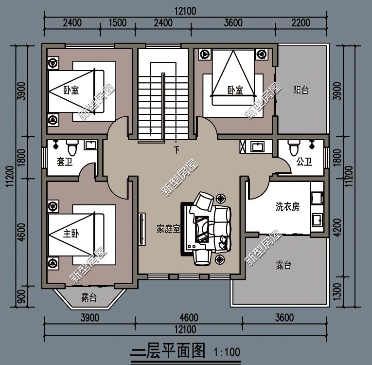 10套新农村建房户型，堂屋柴火房一个不落，我最爱第7套，你呢？