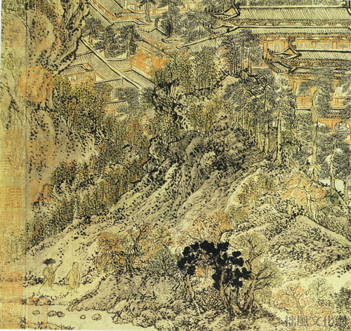 用铅笔画五元山水画,五元山水画