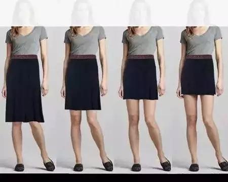 155小个子长裙子最佳长度图,裙子怎么选显瘦