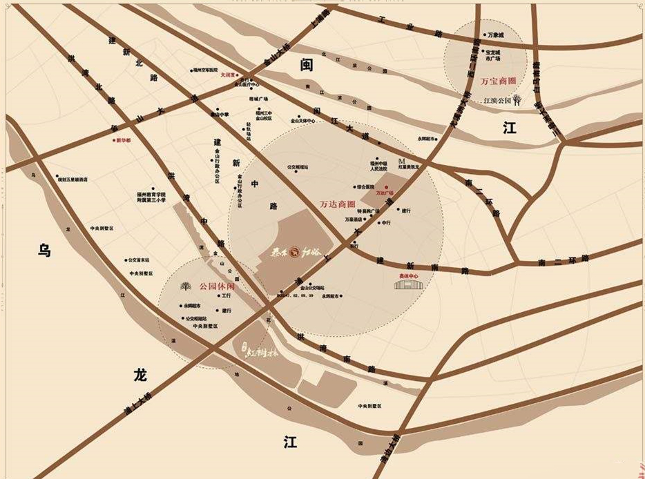 浦上大道泰禾红峪别墅,浦上万达板块小区解析