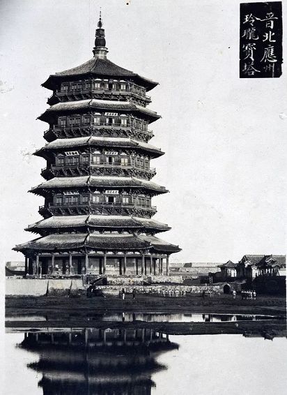 应县木塔屹立千年却无人能修,中国最美古塔视频