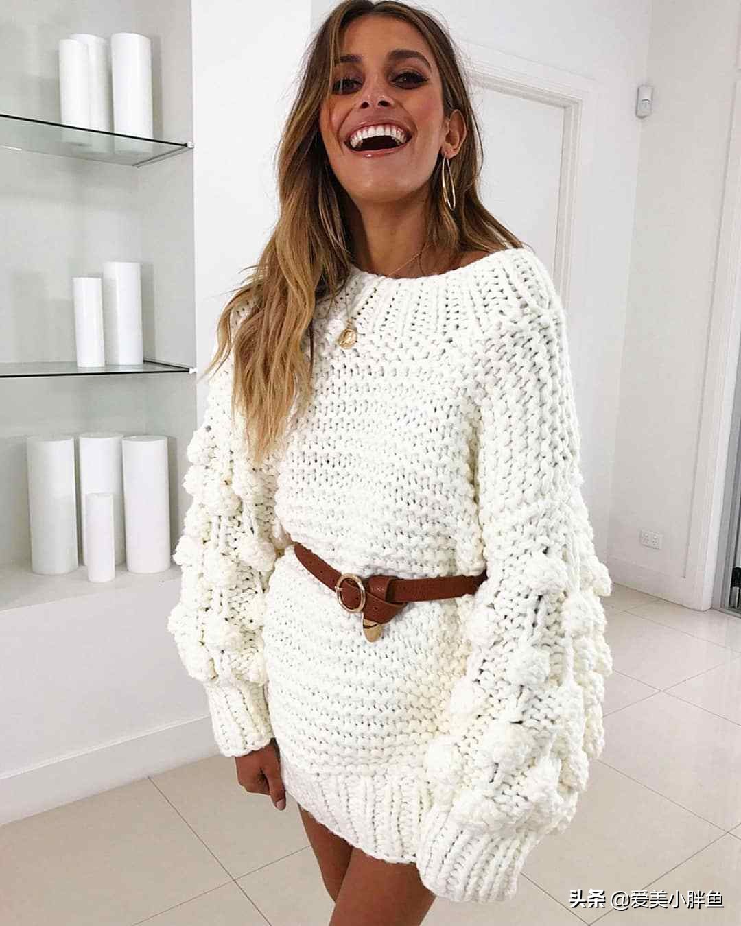 针织连衣裙会没质感吗,针织连衣裙穿搭方法春