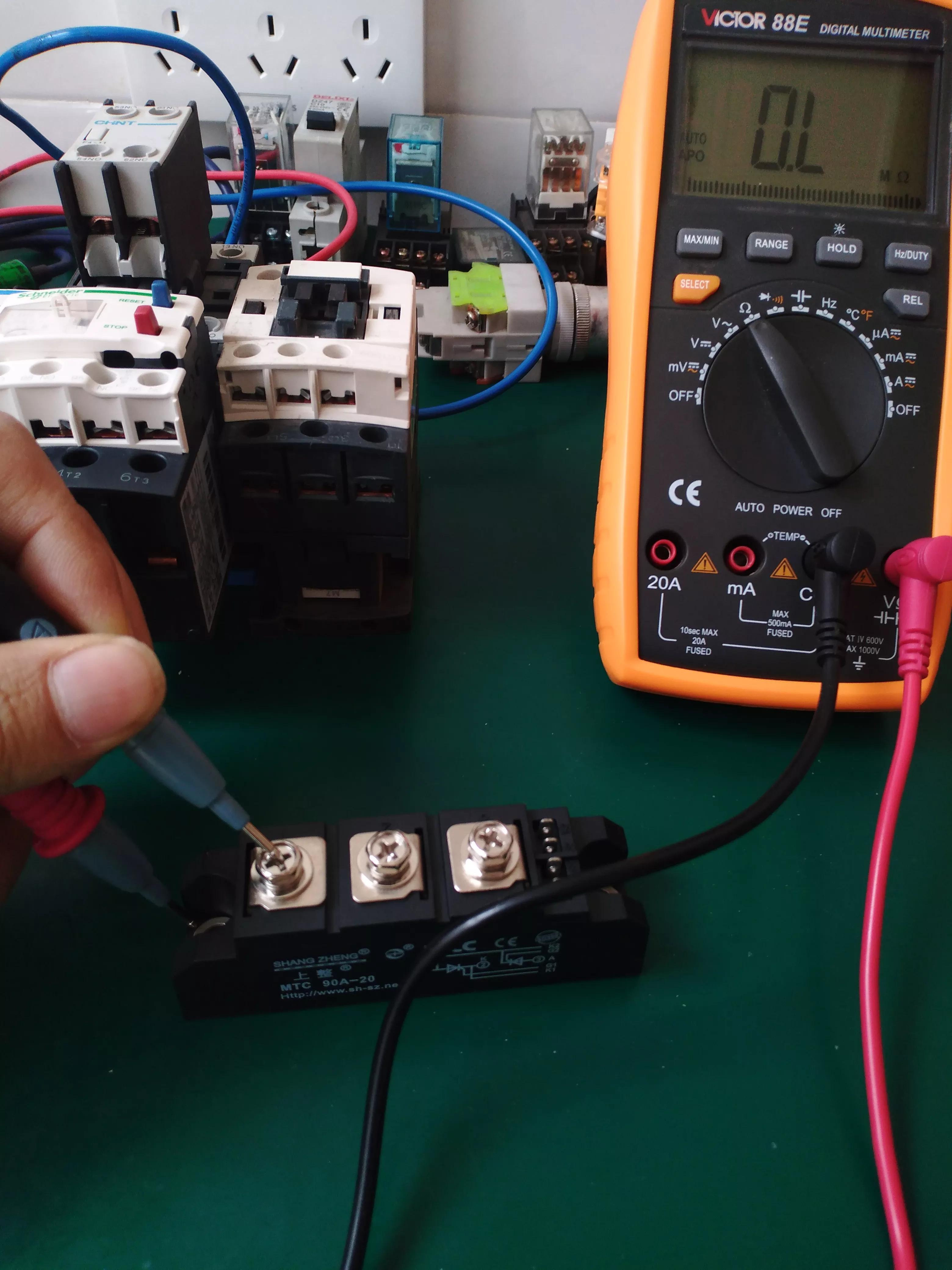 mtc可控硅1600v怎么测量好坏,三相可控硅整流模块如何测量好坏