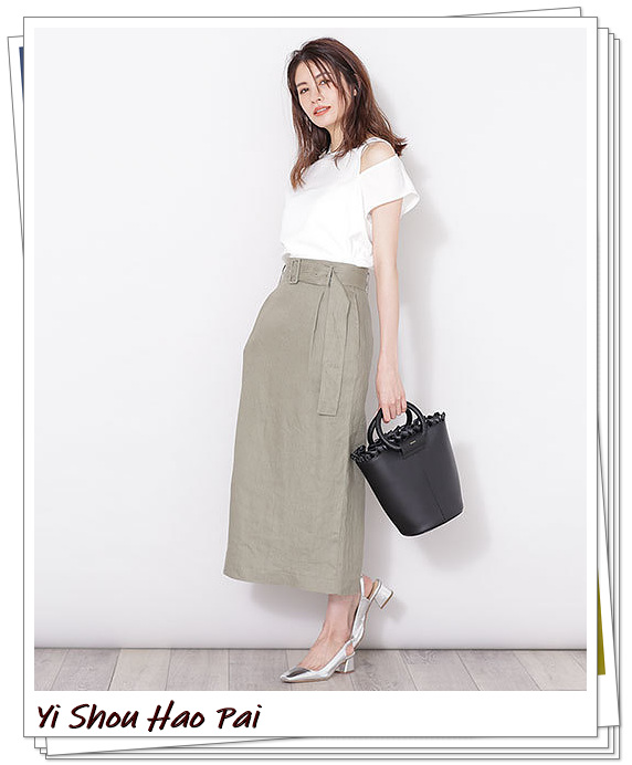 亚麻长半身裙如何搭配,亚麻裙半身裙怎么搭配上衣