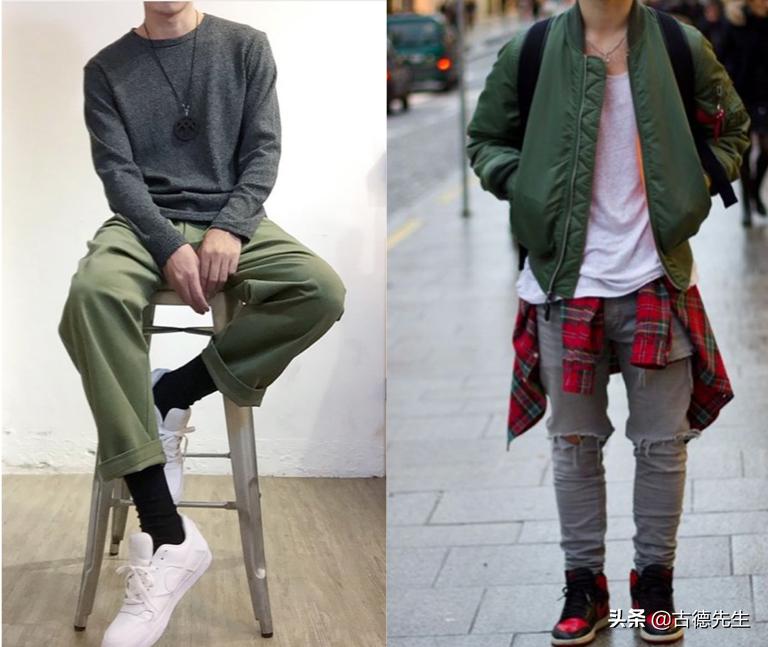 男式个性春季穿搭,男士显白穿搭