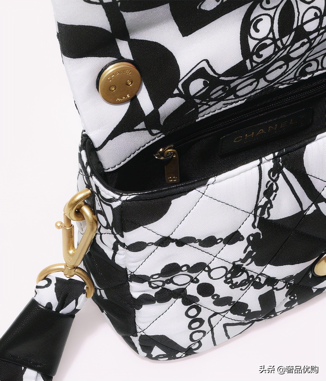 chanel包2018朋克,chanel2018秋冬手风琴单肩包