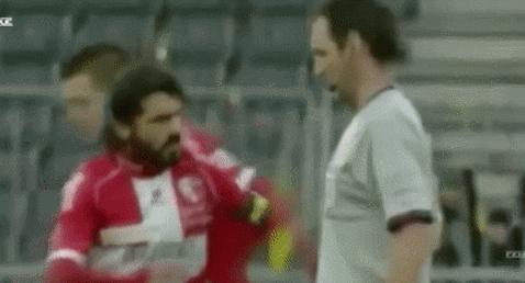 加斯科因要不要退场,加斯科因给裁判出红牌