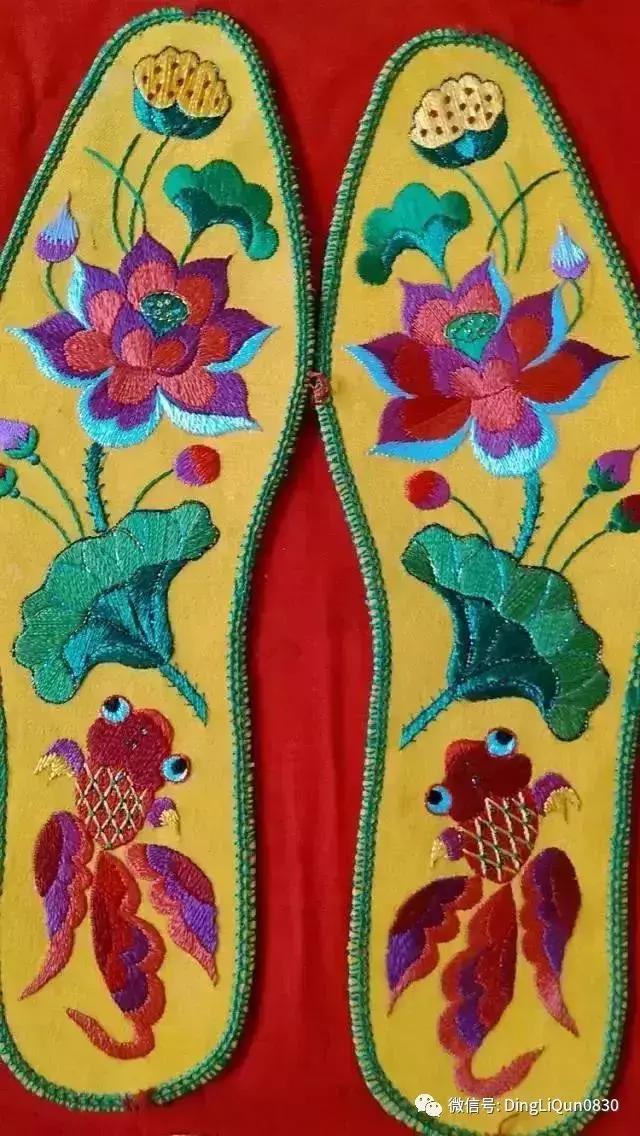 鞋垫上的刺绣艺术欣赏,鞋垫刺绣怎么刺绣熊猫嘴巴