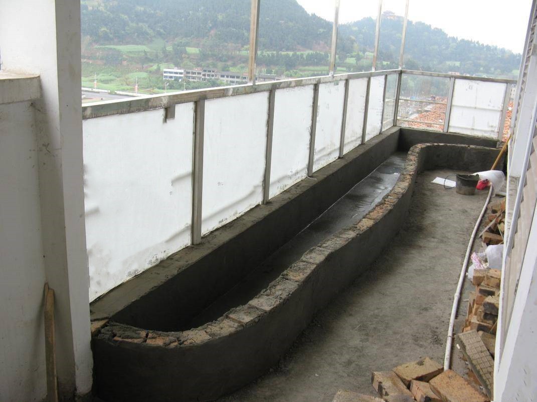 阳台造景花园简单,阳台花池种菜设计