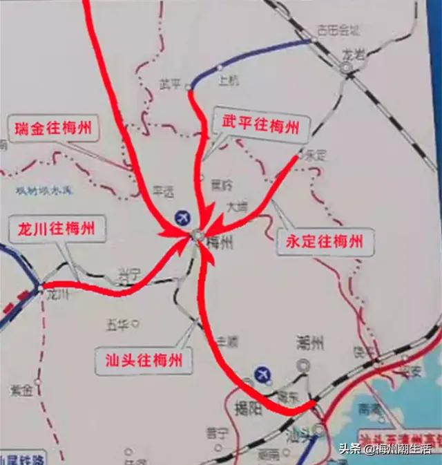 2040年梅州铁路规划地图,2020年梅州铁路建设视频