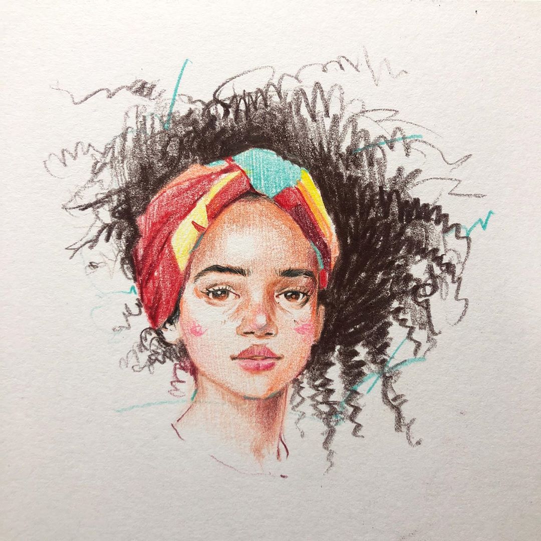 非常适合初学者的画小插画彩铅,彩铅插画手绘中国古风人物四年级