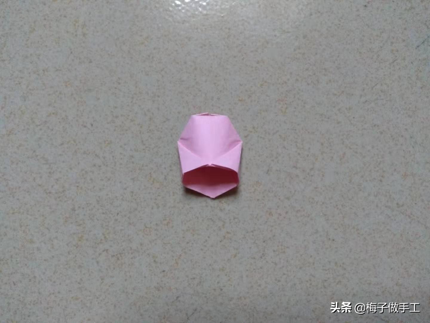 儿童手工折纸教程平底鞋,儿童手工折纸折鞋子