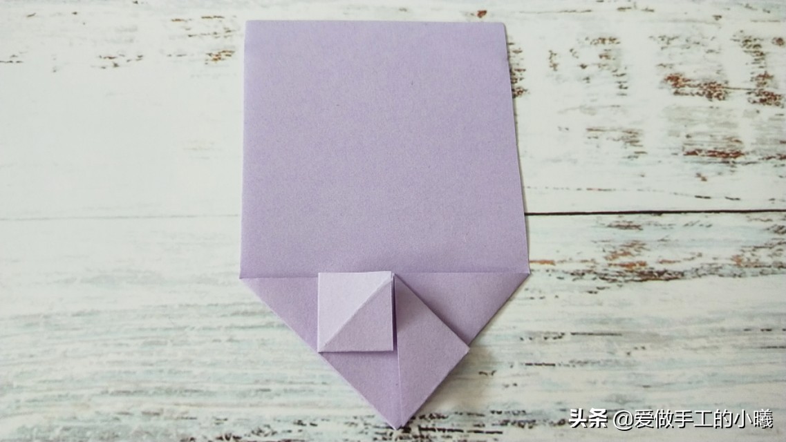 爱心折纸怎样画爱心,折纸把白色爱心变成红色爱心