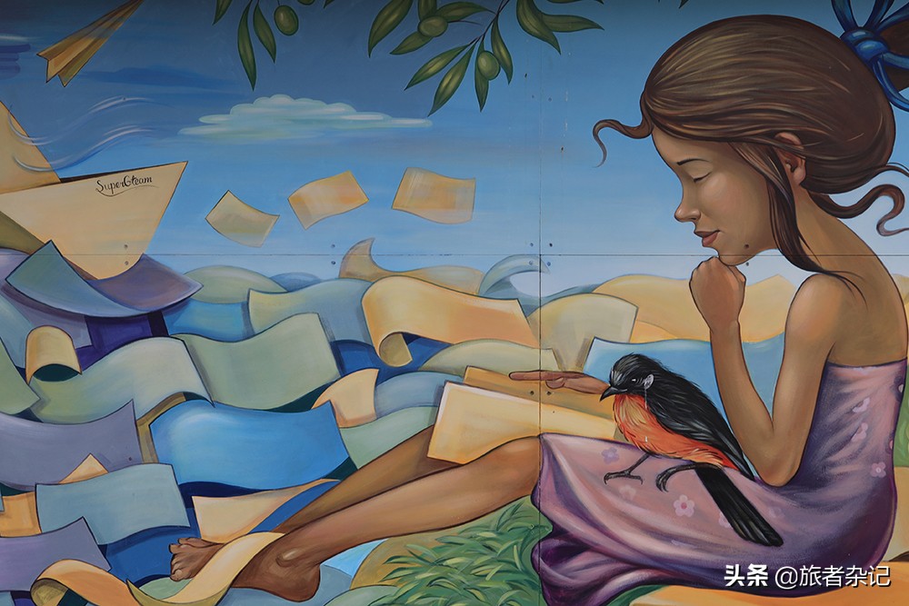 谢菲尔德壁画小镇图片,塔斯马尼亚壁画小镇谢菲尔德小镇