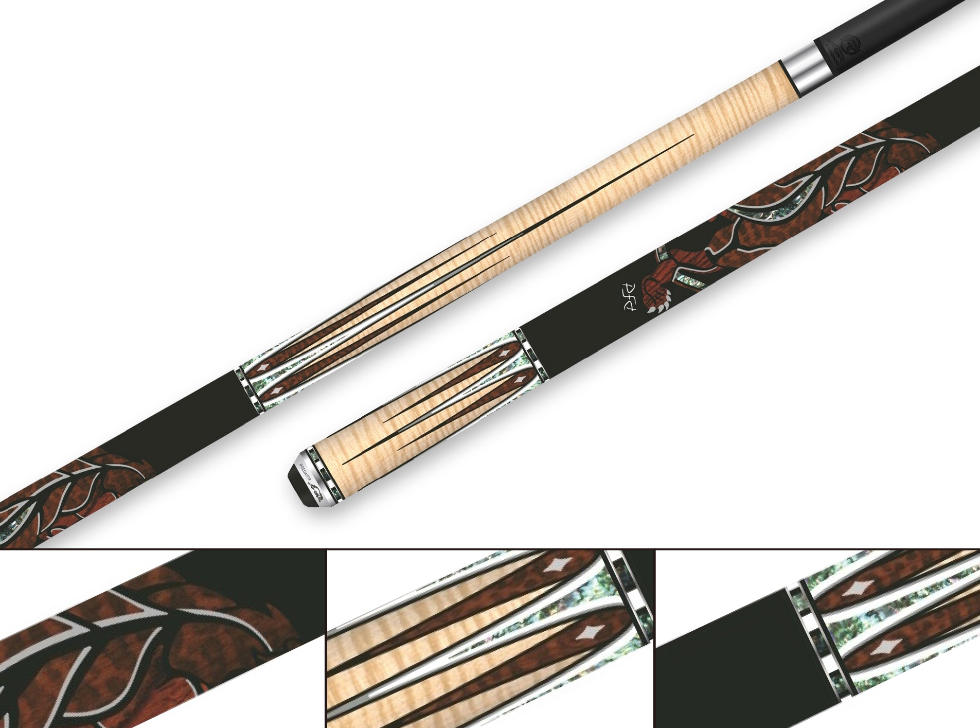 全球限量100根的台球杆,皮尔力全球限量99支玉玺台球杆