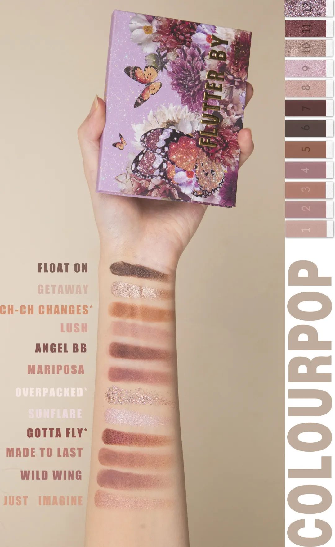 sweetmint棕色系平价眼影盘,性价比高的大眼影盘测评