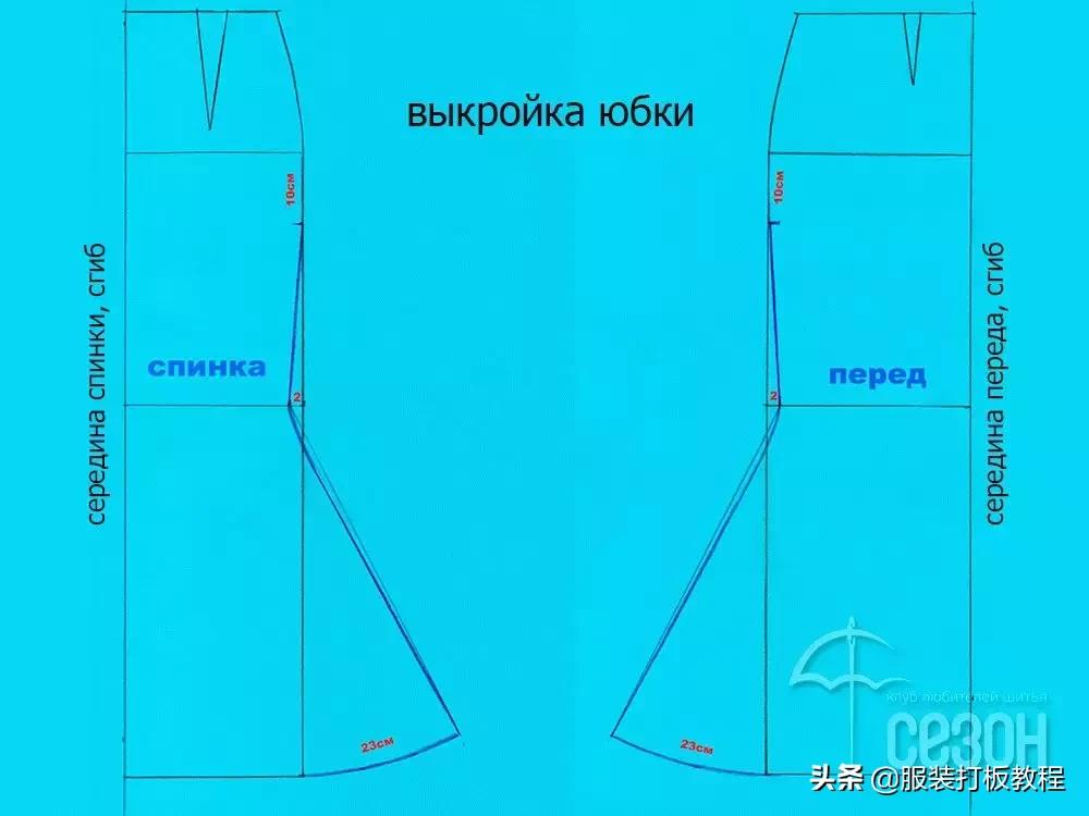 连衣裙的裁剪纸样,碎花公主连衣裙的裁剪方法及图样
