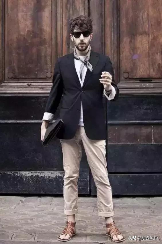 比较时尚比较酷的西装穿搭法,男装穿搭博主型男西装