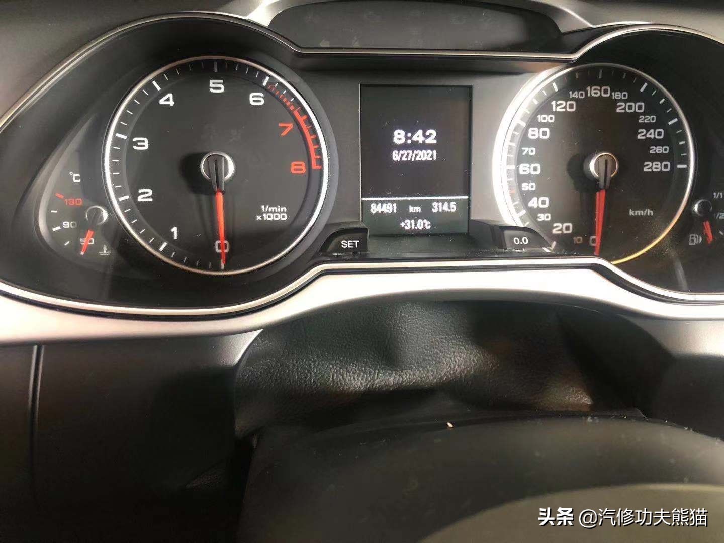 奥迪a4l治理烧机油,a4l奥迪烧机油怎样查