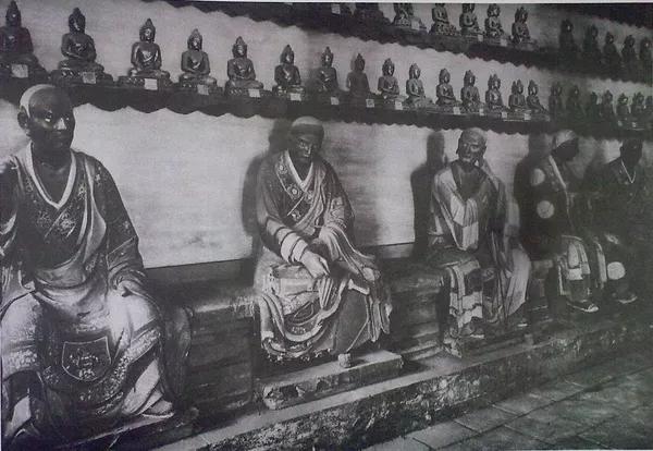 100年前中国风景建筑老照片,两亿多年前的景观