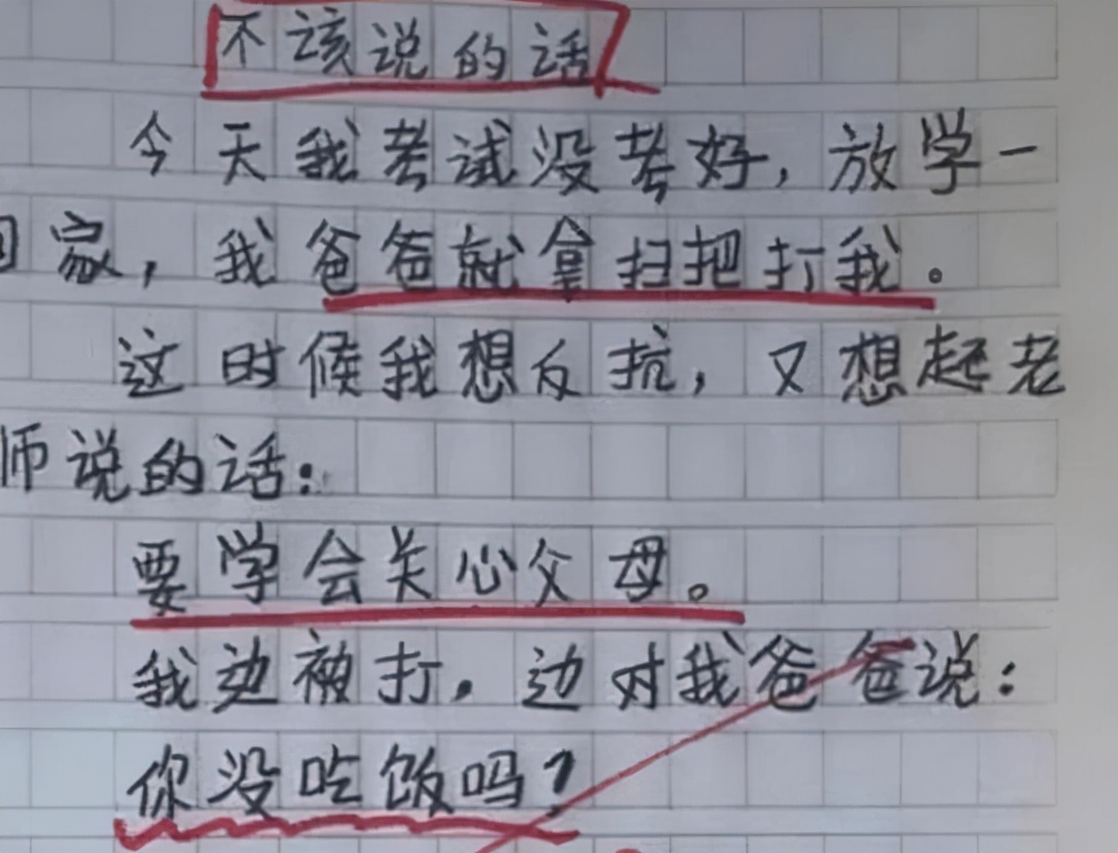 小学生作文《我的小姨》走红，个人隐私被泄露，小姨气地追着打