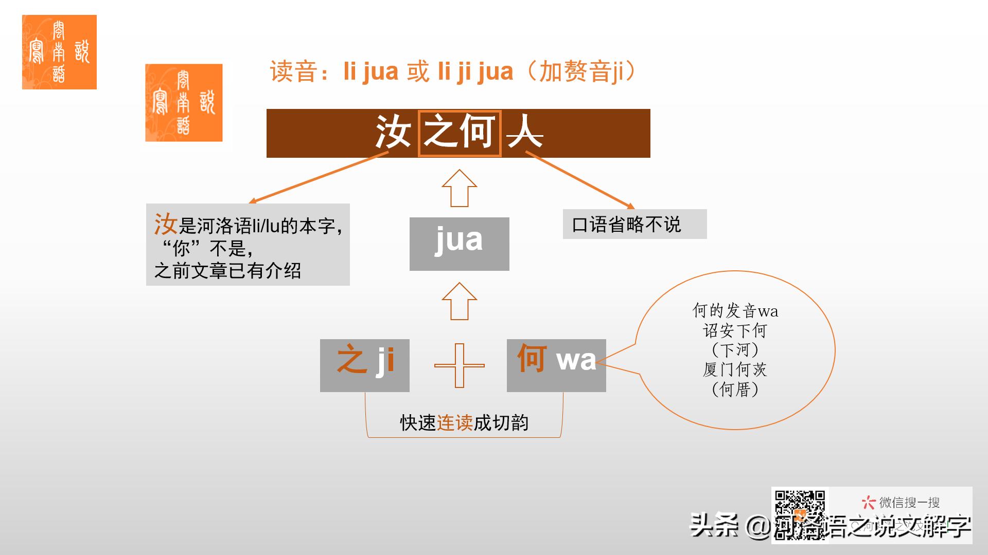 是何不是蛇，是何不带刀，河洛语（闽南话）何其古朴与文雅也