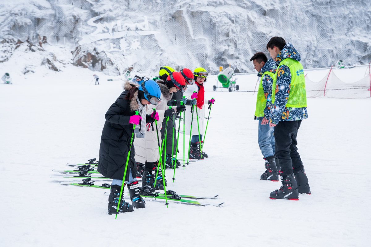 南方比较大的滑雪场,浙江安吉江南天池滑雪场