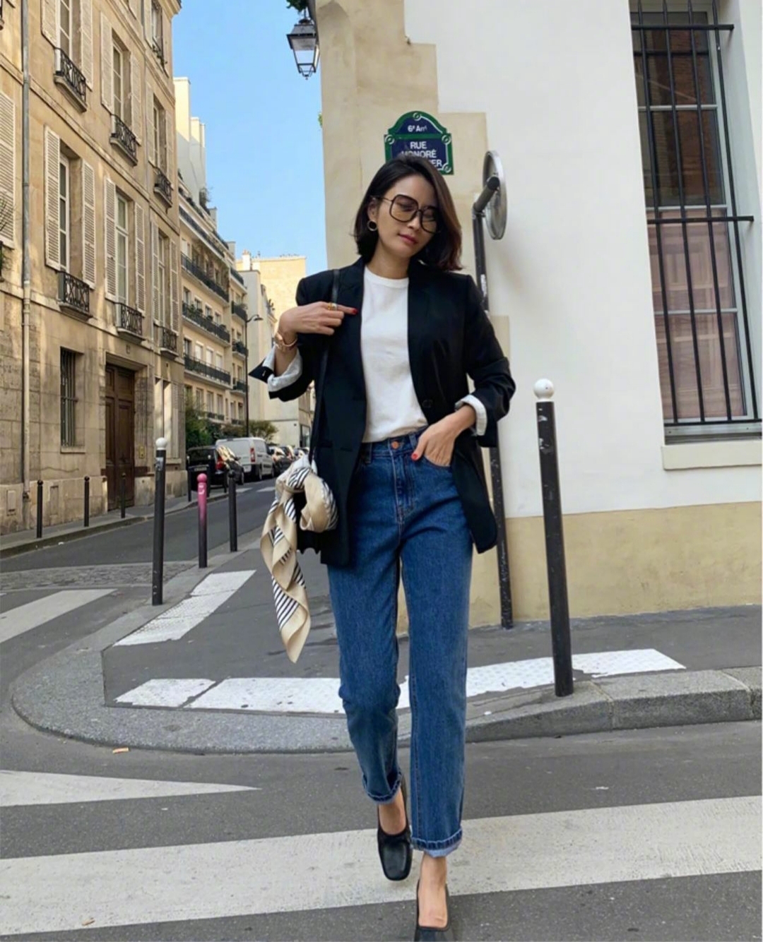 韩国直筒裤,韩系直筒裤穿搭