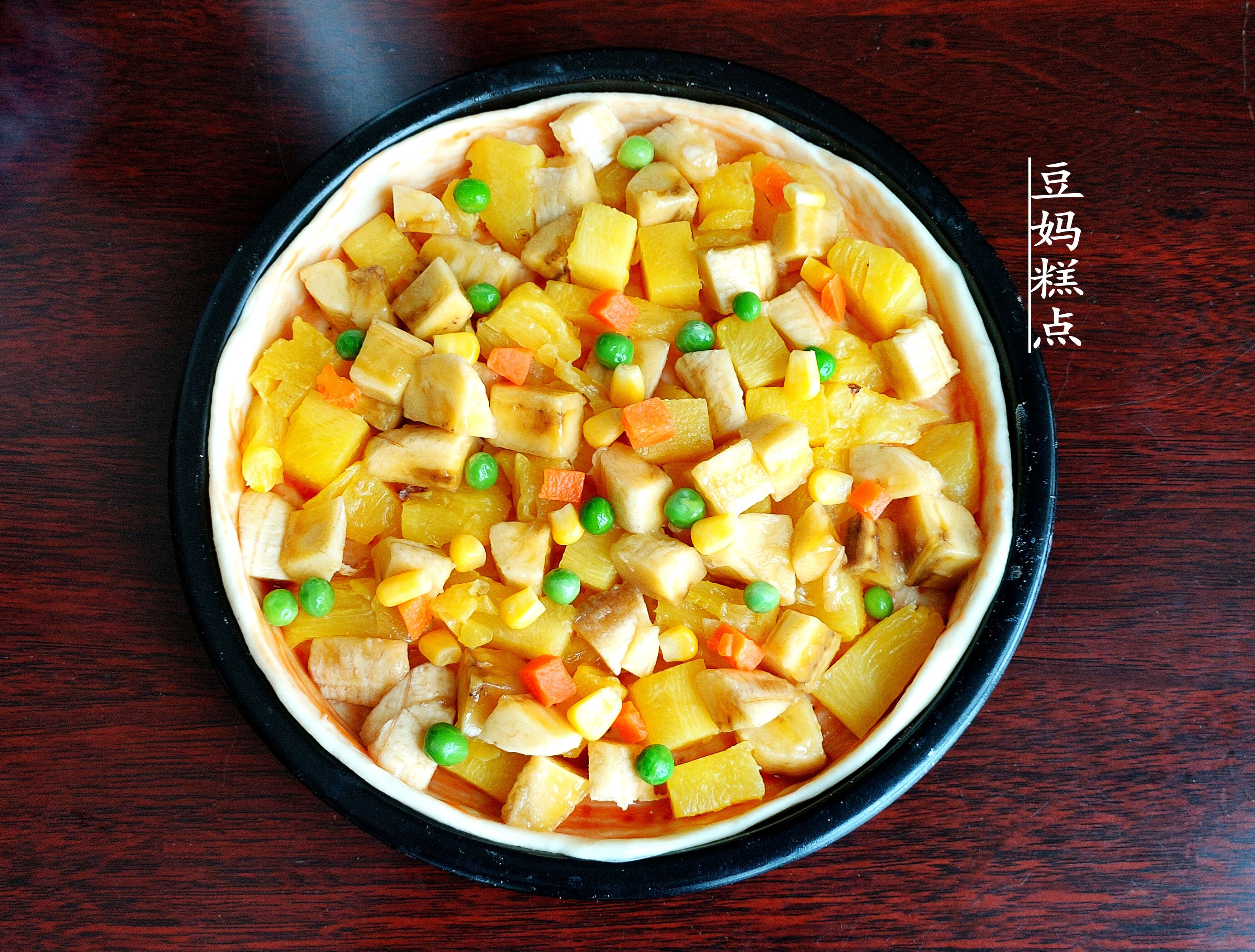 水果披萨怎么做好吃又简单视频,空气炸锅做水果披萨的家常做法