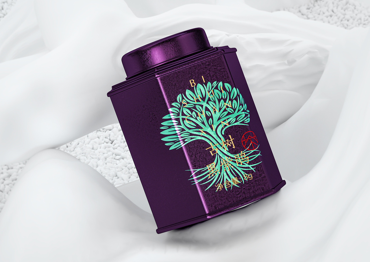 国潮中国风茶叶包装设计,茶叶包装国潮风