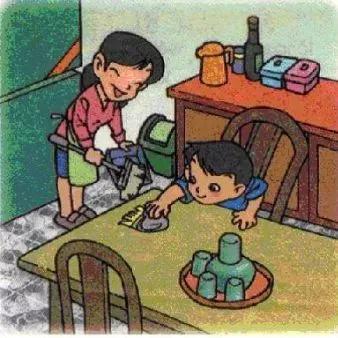 一年级下册13页看图写话春天来了,一年级看图写话100篇帮妈妈做家务