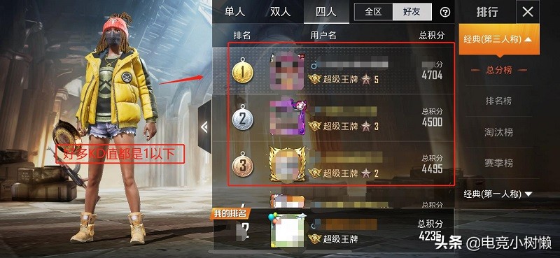 和平精英怎么快速涨kd而且不掉分,和平精英怎么分辨kd加多少减多少