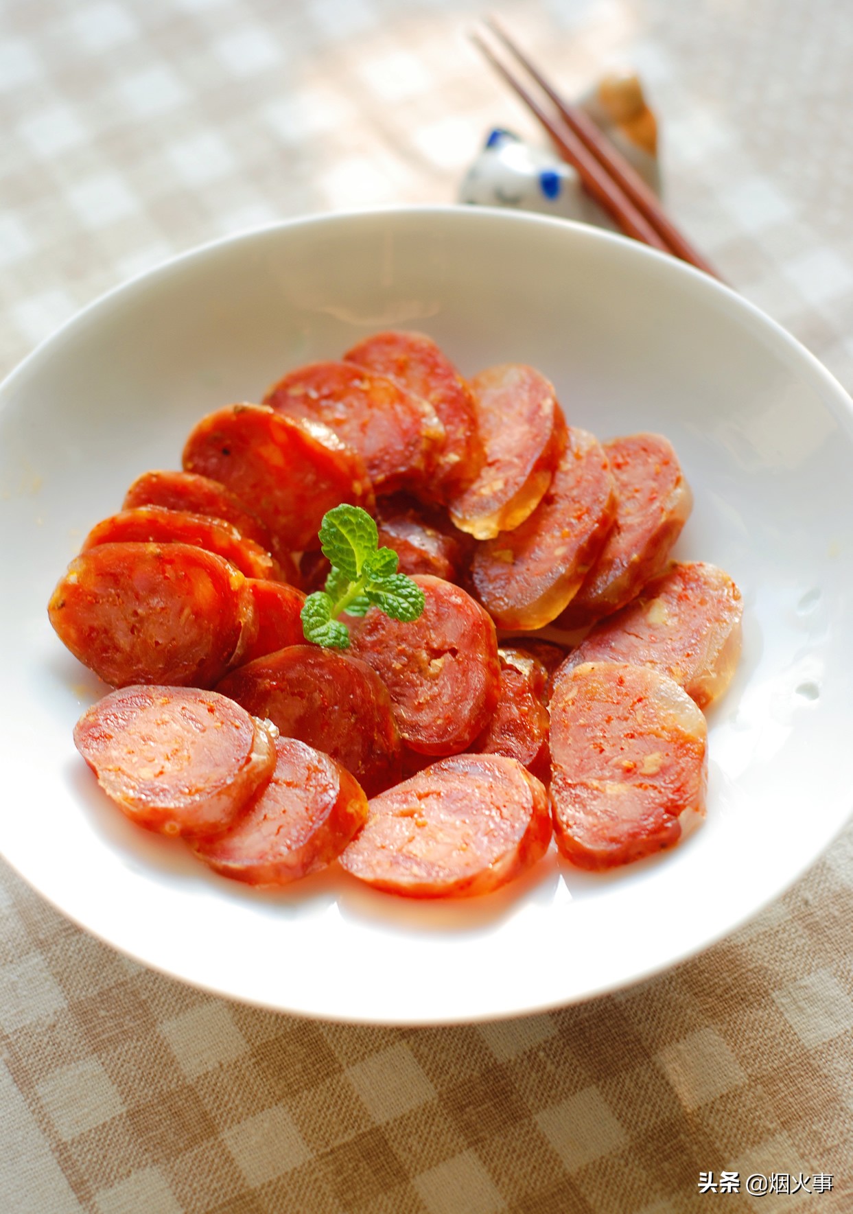 奶奶做的香肠,奶奶教我的腌辣椒方法