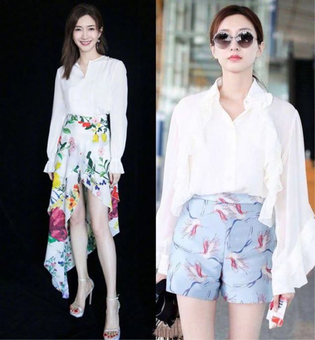 明星示范白衬衫时髦搭配,明星复古白衬衫搭配什么衣服