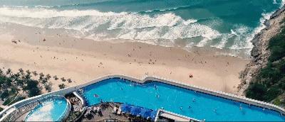 海陵岛北洛秘境酒店无边际泳池,海陵岛北洛秘境度假酒店两房一厅