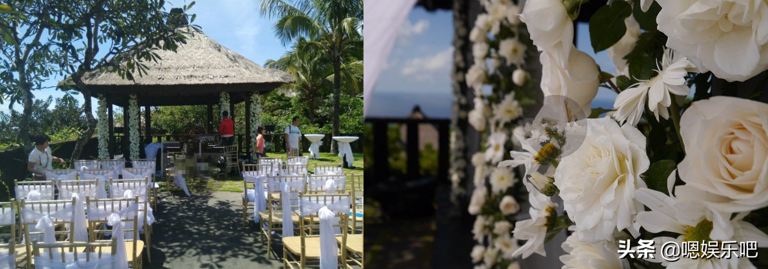 明星婚礼现场布置,张馨予婚礼现场金碧辉煌