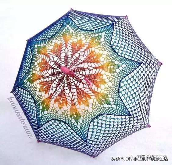 雨伞编织图解教程,旧雨伞千万别扔