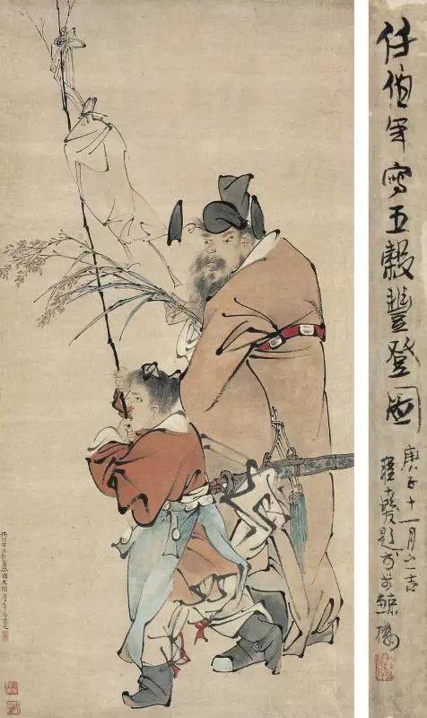 线条无人超越的大师任伯年 (任伯年线条作品)
