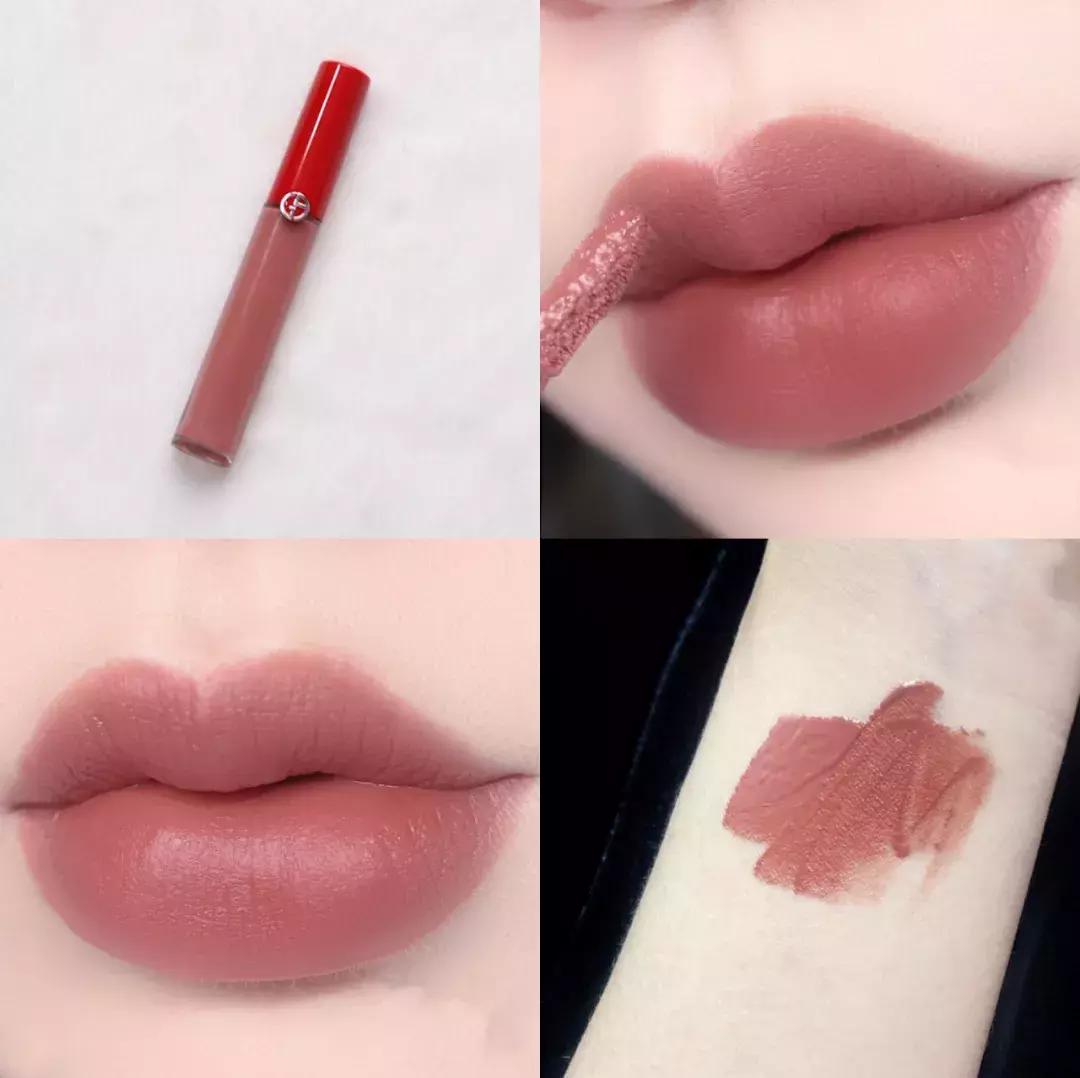 阿玛尼黄皮适合的口红唇釉,阿玛尼红管唇釉口红