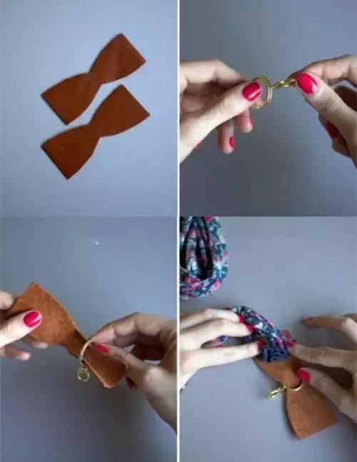 过时的长围巾能改什么,老款围巾改造