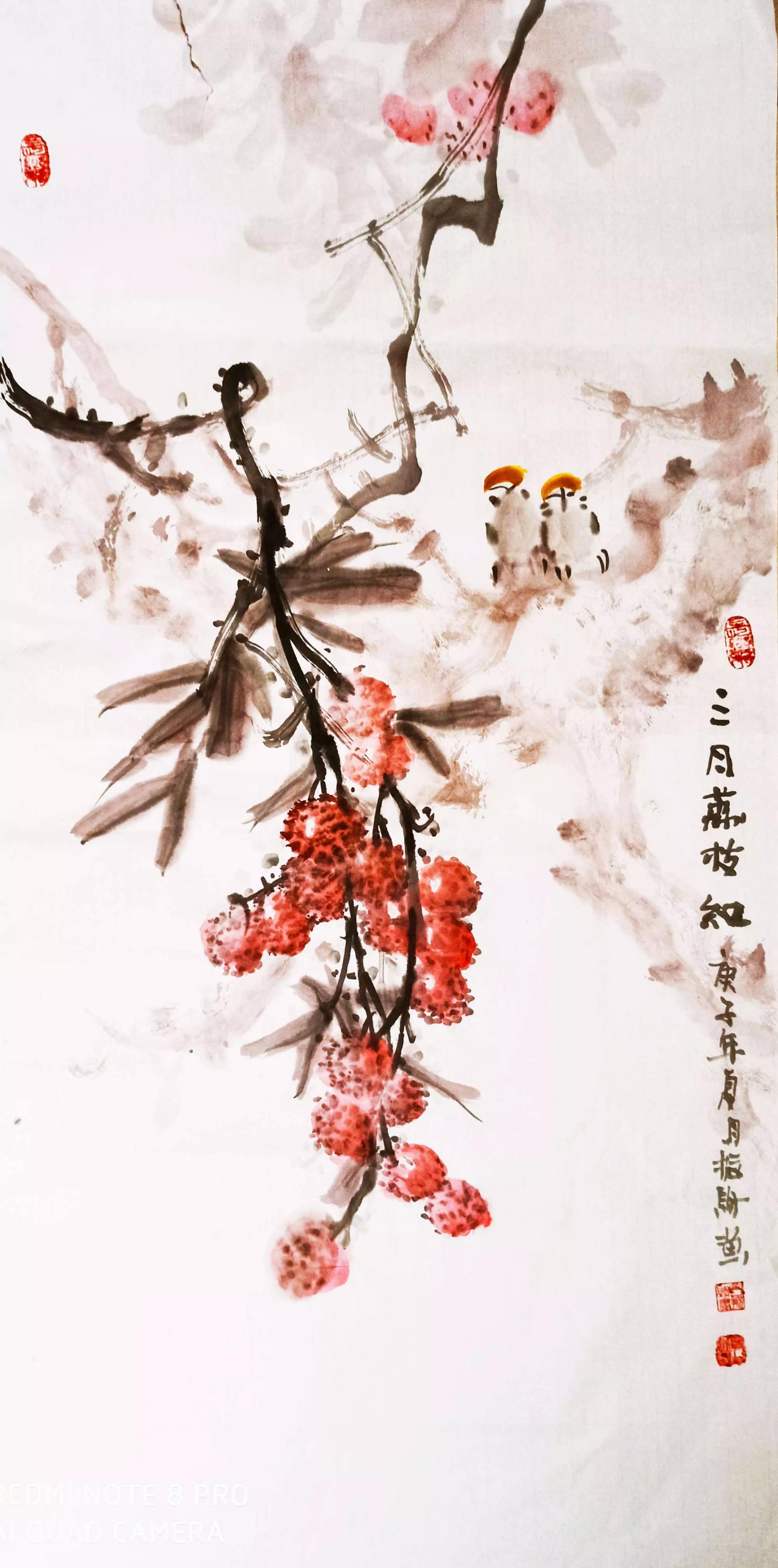 方振财花鸟作品欣赏,方振财花鸟画欣赏图片