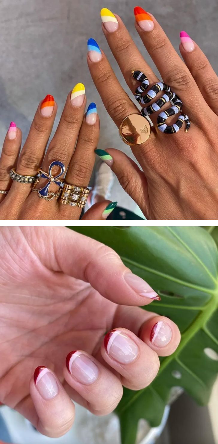 法式美甲怎么做好看,经典法式美甲的做法