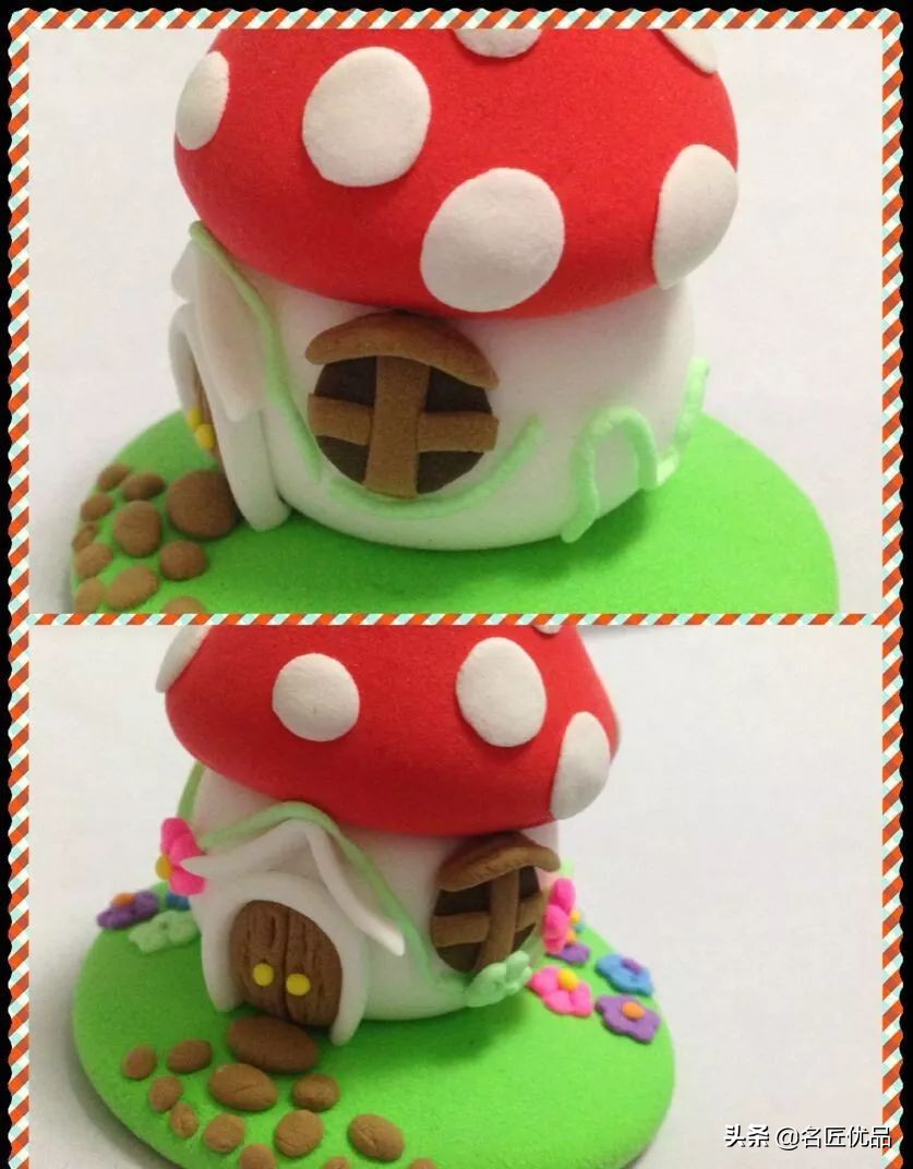 蘑菇亲子游乐场,手工制作幼儿园简单手工蘑菇