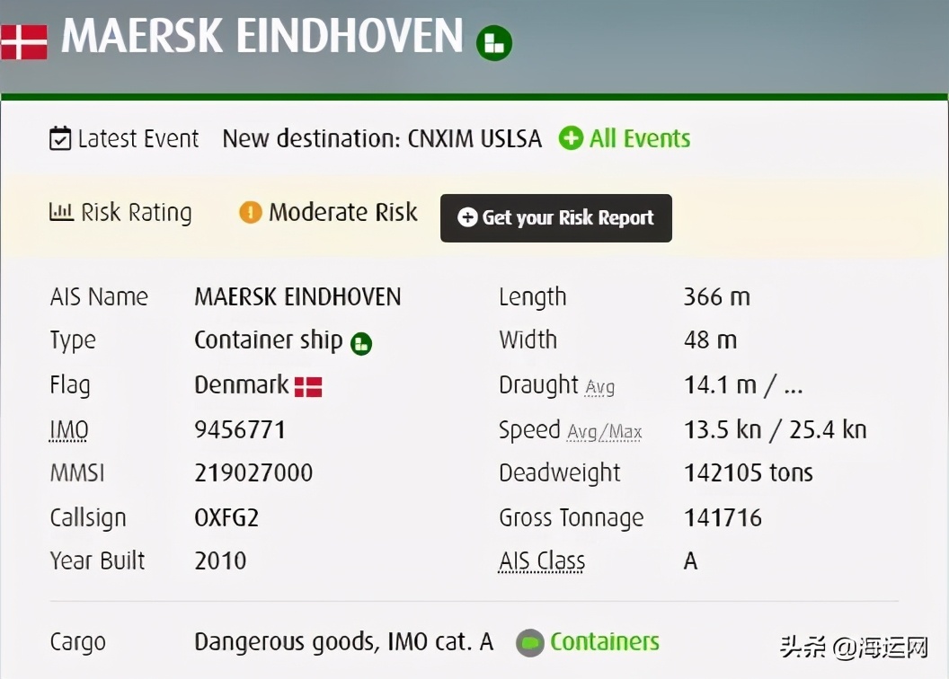 突发！马士基数百个货柜落水！厦门港出口家具服装电子产品注意了