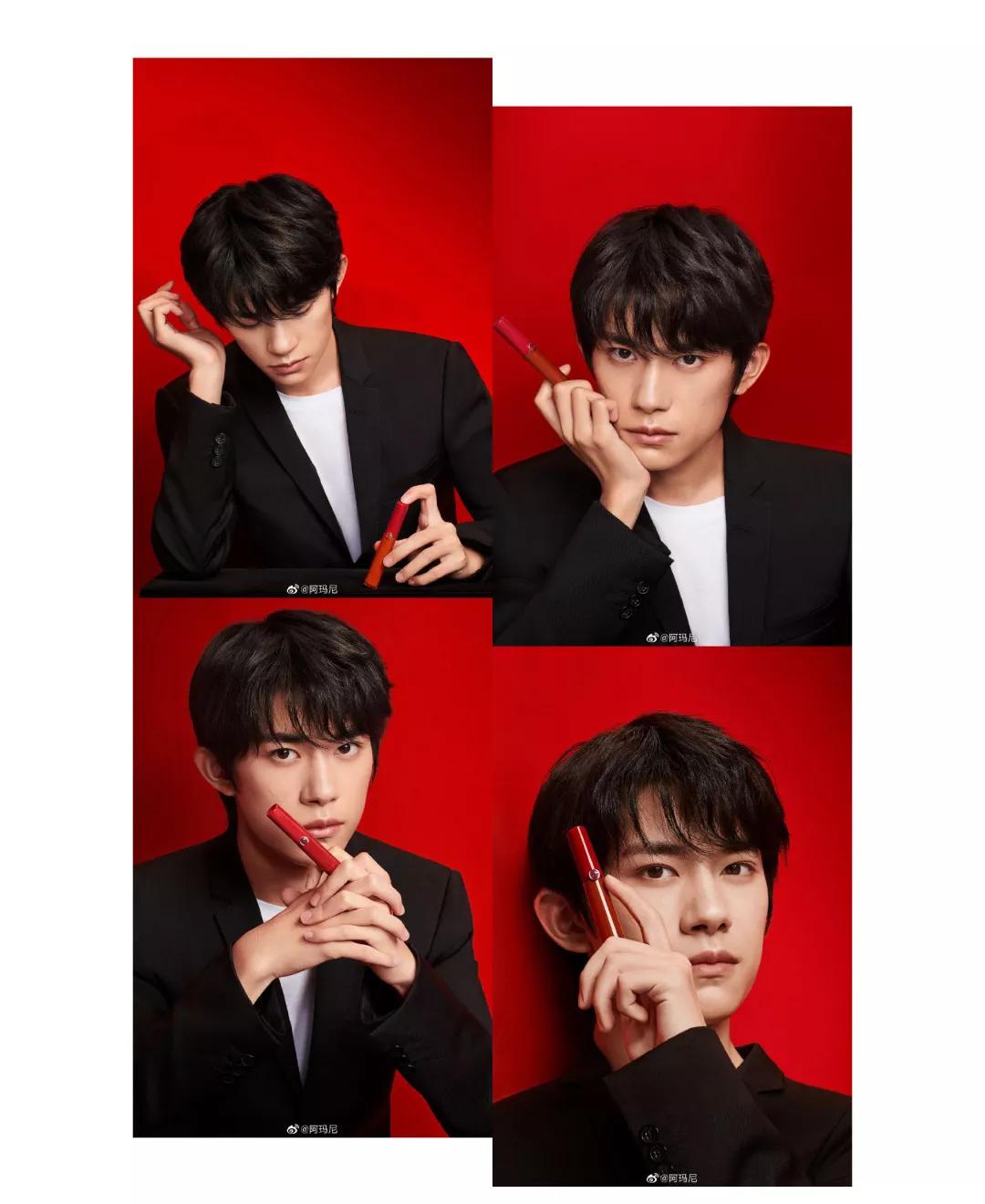 阿玛尼全新彩妆代言人,四字弟弟代言阿玛尼