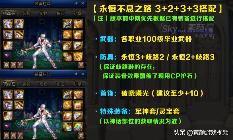 dnf100史诗防具永恒不息之路,dnf100级永恒不息之路