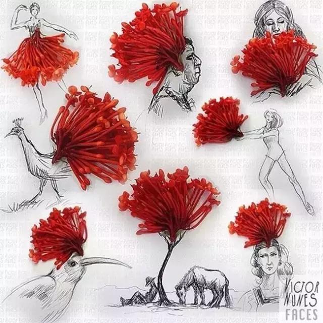 精美创意插画100幅无水印,彩铅小插画500例临摹